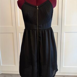 LC Lauren Conrad Black Textured Dress